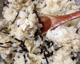 最高にうまい☆カマンベール塩昆布ご飯作り方2写真