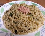 ☆韓国海苔と青ネギの簡単和風パスタ☆作り方3写真