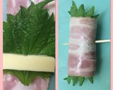 おうち居酒屋♡チーズしそベーコン作り方5写真