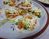 簡単(*'▽'*)餃子の皮でピザ作り方3写真