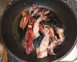 ボイルヤリイカのガリバタ醤油ソテー作り方3写真