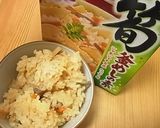 筍釜めしごはんでおせんべい風焼き飯作り方1写真