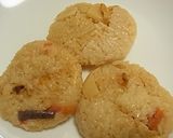 筍釜めしごはんでおせんべい風焼き飯作り方3写真