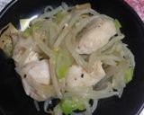 塩麹deおつまみ☆鶏むね肉のねぎ生姜炒め作り方6写真