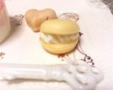 蒸しパンで＊離乳食赤ちゃんもマカロン風作り方5写真
