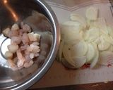 海老と貝柱のチーズ焼き作り方1写真