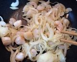 海老と貝柱のチーズ焼き作り方2写真