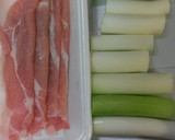 豚肉de 簡単ネギ巻き♪作り方1写真