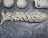 セサミフィッシュボーンパン。作り方4写真