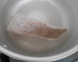 真鯛の切り身と豆腐の長葱蒸し・味ぽん添え作り方3写真