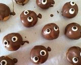 簡単♪真っ黒くろすけなミニシュークリーム作り方5写真