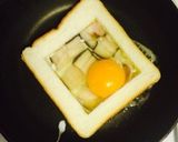 とろ〜り☆卵のフライパントースト作り方4写真