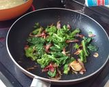菜の花と桜エビのパスタ。レモンをキュッ！作り方8写真