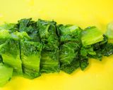 子持ち高菜の外葉で♪中華風ポタージュ作り方3写真
