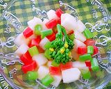 りんごとはなっこりーの香母酢サラダ♪作り方4写真
