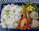 夫のお弁当　7月第1週作り方1写真