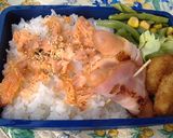 夫のお弁当　7月第1週作り方2写真