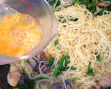 春♡菜の花とあさりの塩焼きそば作り方4写真