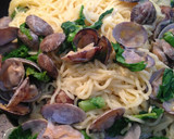 春♡菜の花とあさりの塩焼きそば作り方5写真