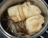 お母さんの味！揚げに卵をインした煮物作り方6写真