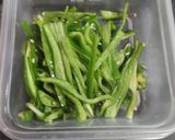 牛肉と茄子とピーマンの甘辛炒め作り方1写真