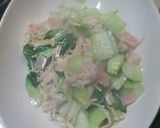 チンゲン菜の炒めもの作り方4写真