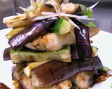 カジキと焼き茄子のバルサミコソース★酒の肴作り方4写真