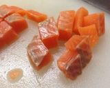 離乳食後期★一気に二人分！鮭ぞうすい作り方2写真