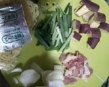 なると金時と阿波尾鶏の塩焼きそば作り方2写真