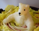 大根アート しろくまミルフィーユ鍋作り方7写真