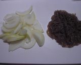 お肉たっぷり☆我が家の牛丼！作り方1写真