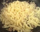 ショートパスタ＊ひき肉＆ブロッコリー簡単作り方4写真