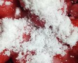 苺ジャム＊果肉たっぷりストロベリーソース作り方1写真
