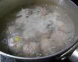 プチッと鍋で肉団子スープ作り方3写真