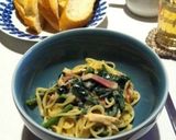 簡単☆ほうれん草とささみのクリームパスタ作り方9写真