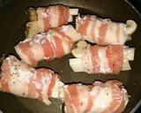 お弁当に！豚ばら肉のエリンギ巻き♪作り方3写真