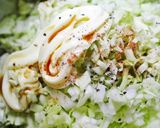 お揚げ１枚で４個の焼きメンチカツ風作り方2写真