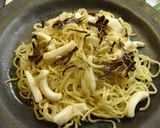 イカ塩焼きそば＊ポテト＆温玉のせ作り方9写真