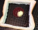 ブルーベリー＆チーズ＆卵ホットサンド作り方1写真