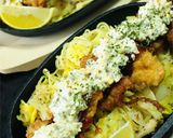 鳥南蛮塩焼きそば作り方6写真