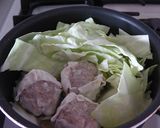 プチっと鍋で＊簡単焼売スープ＊作り方2写真