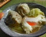 プチっと鍋で＊簡単焼売スープ＊作り方4写真