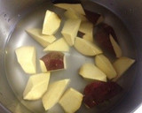副菜にも♫切り昆布とWさつまの煮物作り方1写真