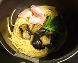 茄子トマトほうれん草のプチっとスープスパ作り方3写真