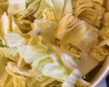 レンジで!きゃべつとベーコンのサラダ作り方1写真
