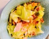 レンジで!きゃべつとベーコンのサラダ作り方4写真