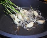 ひげにんにくのすき焼き作り方2写真