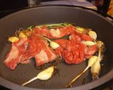 ひげにんにくのすき焼き作り方3写真