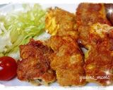 節約☆豚ロースのくるくるシソチーズピカタ作り方8写真
