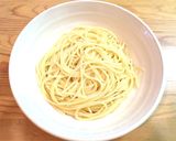 プチッと鍋で☆鶏とねぎの和風スープパスタ作り方4写真